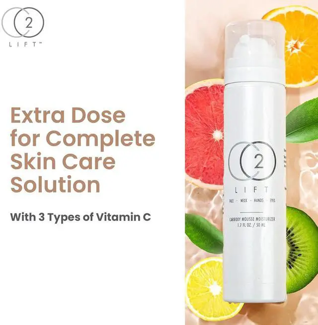 Alt view image 4 of 7 - CO2Lift Carboxy Mousse Moisturizer - 50g Advanced Hydrating Anti-Aging Formula With 3 Types of Vitamin C for Even Skin Tone and Long-Lasting Moisture