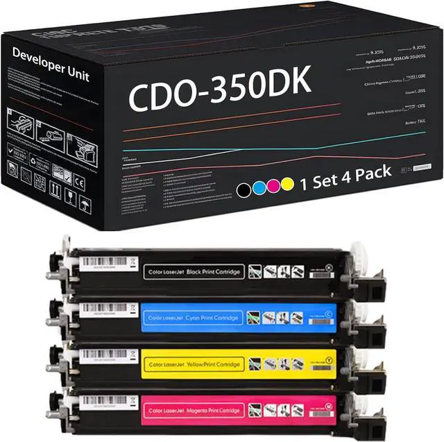 Main image of CDO-350DK Developer Unit Compatible for Pantum CP2510DN CM7115DN CM7000FDN Printers, with Chip, High Yield 30000 Pages, High-Definition Printing (4-Pack BK/C/M/Y)