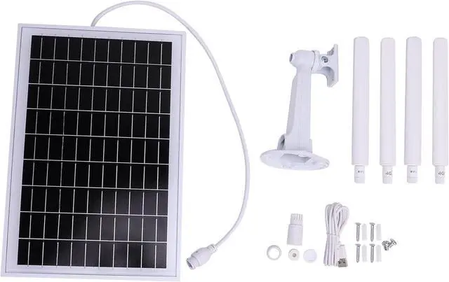 Alt view image 5 of 7 - JTLB Solar Powered 4G LTE Modem Router IP66 Water Proof Wireless Outdoor WiFi Router with 15W Solar Panel for RV Security Camera (US)