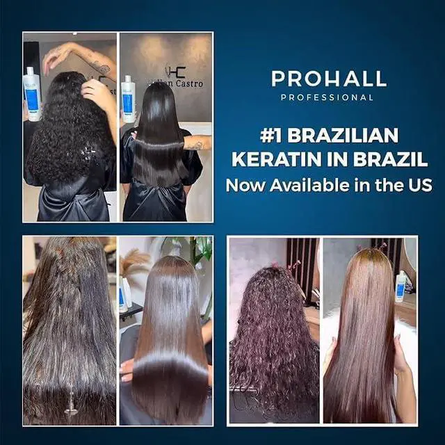 Alt view image 2 of 6 - Brazilian Keratin Hair Treatment Blowout Complex Formaldehyde Free - PROHALL SELECT ONE 10.1oz/300ml - Keratina Queratina Brasileña Para Alisar el Pelo Sin Formol- Protein Hair Treatment