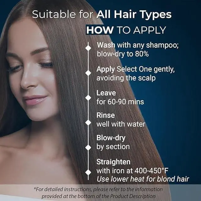 Alt view image 4 of 6 - Brazilian Keratin Hair Treatment Blowout Complex Formaldehyde Free - PROHALL SELECT ONE 10.1oz/300ml - Keratina Queratina Brasileña Para Alisar el Pelo Sin Formol- Protein Hair Treatment