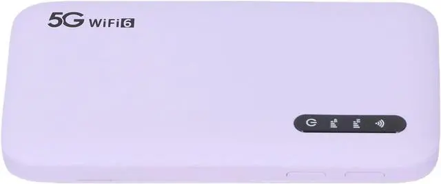 Main image of 5G WiFi Mobile Hotspot, Portable WiFi Device with Nano SIM Card Slot, Supports 16 Users, 2.4/5.8GHz + WiFi6, 6100mAh Battery for Travel