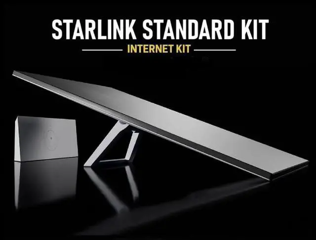 Alt view image 2 of 6 - SpaceX Starlink Gen 3 Standard Kit: High-Speed, Low-Latency Internet (Latest Model) Ultra Portable WiFi Router - Elegant Design, starlink Travel Router WiFi 6, Satelital Connectivity