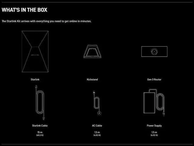 Alt view image 6 of 6 - SpaceX Starlink Gen 3 Standard Kit: High-Speed, Low-Latency Internet (Latest Model) Ultra Portable WiFi Router - Elegant Design, starlink Travel Router WiFi 6, Satelital Connectivity