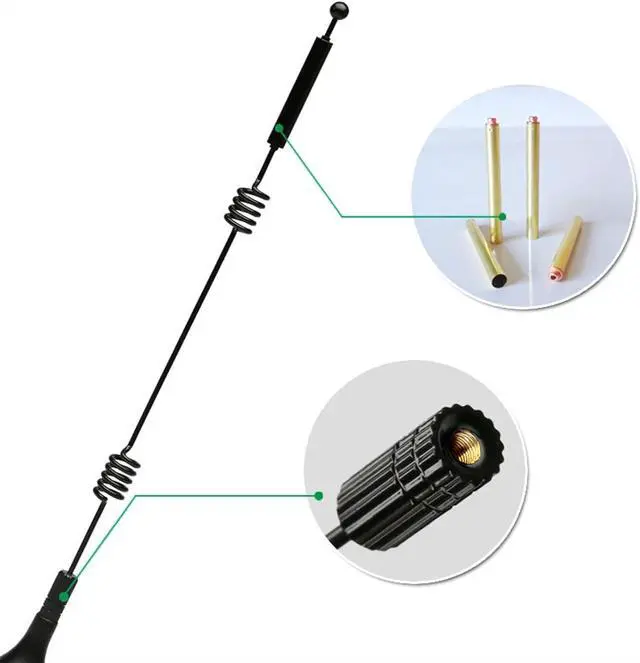 Alt view image 4 of 7 - 10PCS WiFi Antenna 2.4G / 5.8G 12dBi Dual Band Magnetic Base Antenna SMA Male with Cable for Router Camera Signal Booster Network Antenna