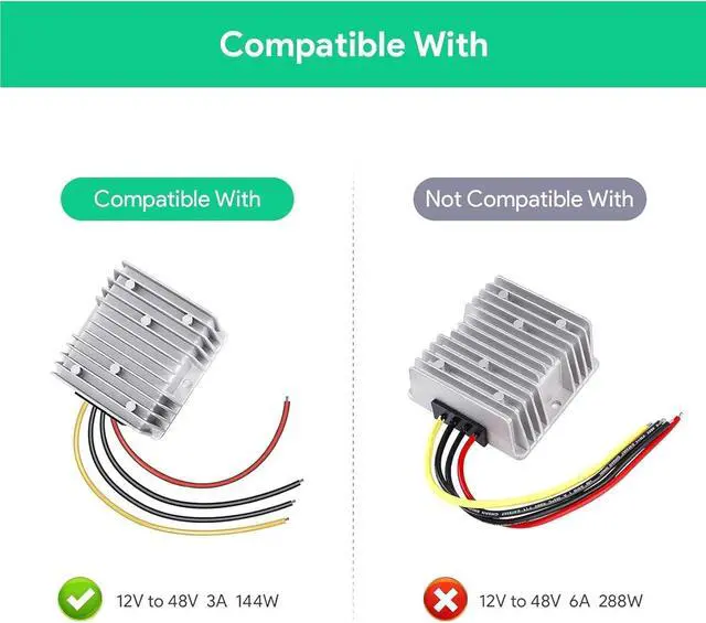 Alt view image 6 of 7 - 150W GigE PoE Injector Flexible Efficient Dishy Cable to RJ45 Adapter 1248V 168W DC Boost Step Up Converter with ESD Protector Supports 1000Mbps Network Speeds