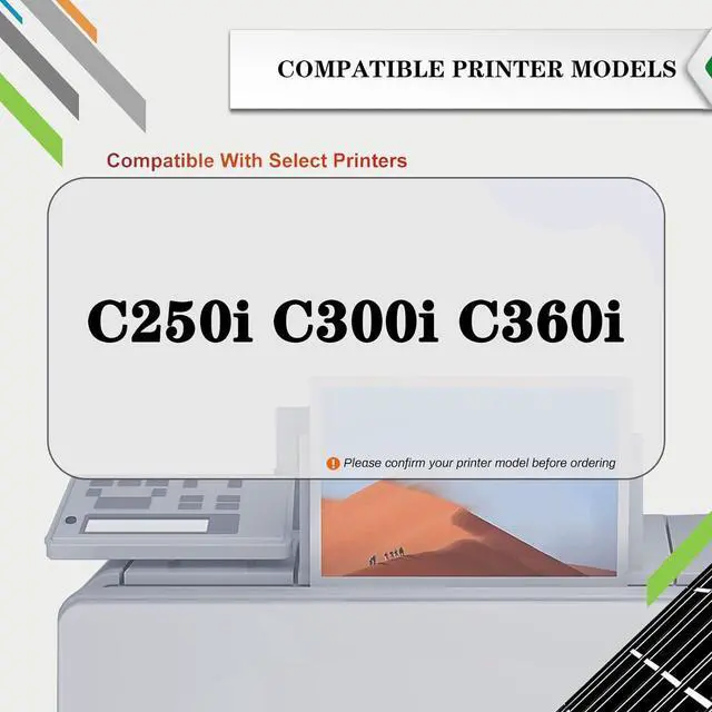 Alt view image 2 of 7 - PUCIO Compatible DV-315K DV-315Y DV-315M DV-315C Developer Unit, Replacement Suitable for Konica Minolta C250i C300i C360i Printers Yellow*1