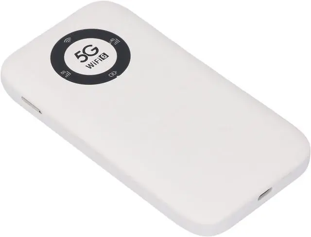 Main image of VBESTLIFE 5G Mobile Hotspot, Portable WiFi 6 Router with SIM Card Slot, 7100mAh Battery, Wireless WiFi Support 16 Devices, for Travel (White)