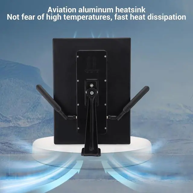 Alt view image 5 of 7 - Zunate 15W Solar 4G LTE Modem Router, IP66 Water Proof WiFi Signal Booster with APP Control 50M Coverage for Farm Courtyard Pool Camp Yacht Outdoor Use