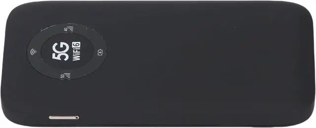 Alt view image 2 of 7 - Sorandy 5G Mobile Hotspot, WiFi6 Wireless Router Hotspot Device with SIM Card Slot, Portable WiFi Connect Up to 16 Devices, 7100mAh Battery, for Travel, Camping (Black)