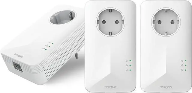 Alt view image 2 of 7 - POWERL1000TRIEUV2 Kit 3 Pieces Powerline 1000 Internet Anywhere From Any Power Outlet!