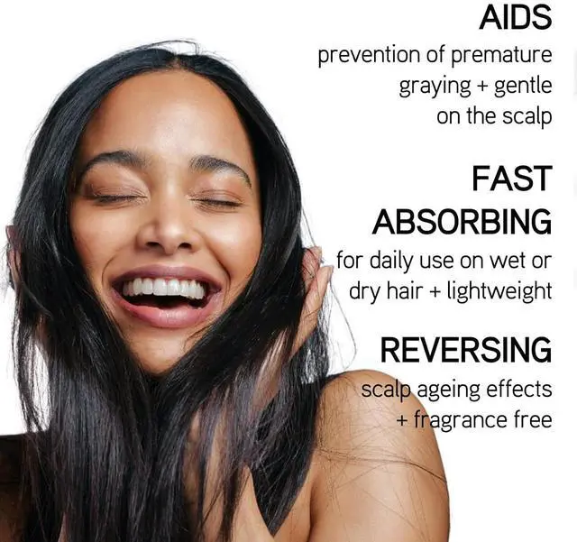 Alt view image 5 of 7 - ILES FORMULA Grey Delay Booster  Anti-Gray Leave-In Hair Treatment, Prevents Premature Graying & Stimulates Melanin Production, Plant-Based w/Chios Mandarin & Matsutake Mushroom, 1.7 fl oz (50 ml)