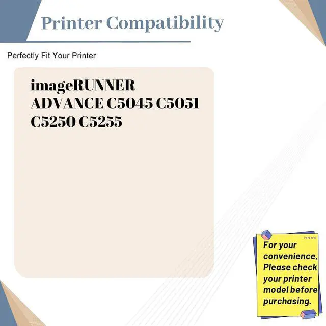 Alt view image 2 of 7 - GPR-30 GPR30 Developer Unit Replacement for Canon ImageRUNNER Advance C5045 C5051 C5250 C5255 Printer (1-Pack Cyan)