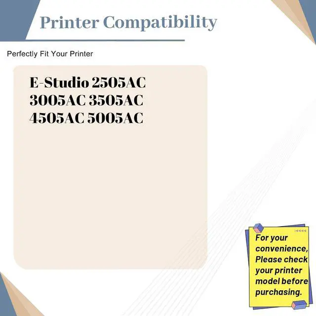 Alt view image 2 of 7 - High Yield T-FC505 Developer Unit Replacement for Toshiba E-Studio 2505AC 3005AC 3505AC 4505AC 5005AC Printer (1-Pack Black)