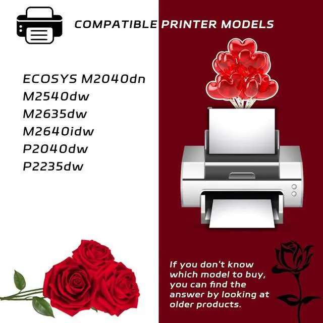 Alt view image 2 of 7 - DV-1152 Developer Unit Compatible for Kyocera ECOSYS M2040dn M2540dw M2635dw M2640idw P2040dw P2235dw Printers, with Chip, High Yield 100000 Pages, Clear Printing (1 Pack Black)