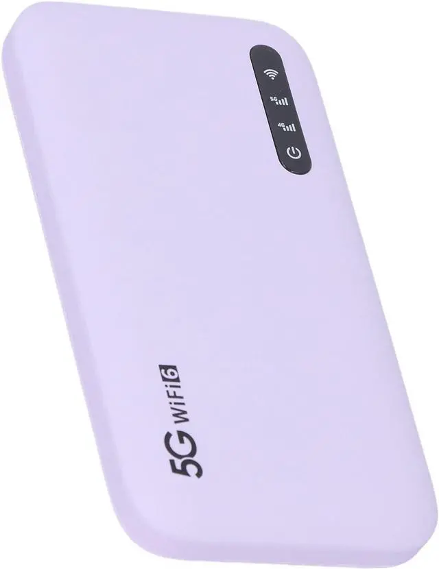 Main image of ciciglow Mobile WiFi Hotspot, 5G 4G Portable WiFi Router 1.25Gbps with SIM Card Slot, Dual Band WIFI6, 2.4GHz, 5.8GHz, Support 16 Devices, 6100mAh Battery