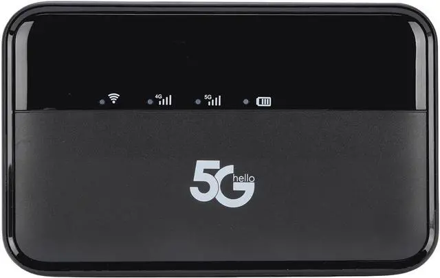Main image of Denash 5G WiFi6 Mobile Hotspot Router, 10000mAh Battery & Nano SIM Slot, Supports 32 Devices for Travel, Business