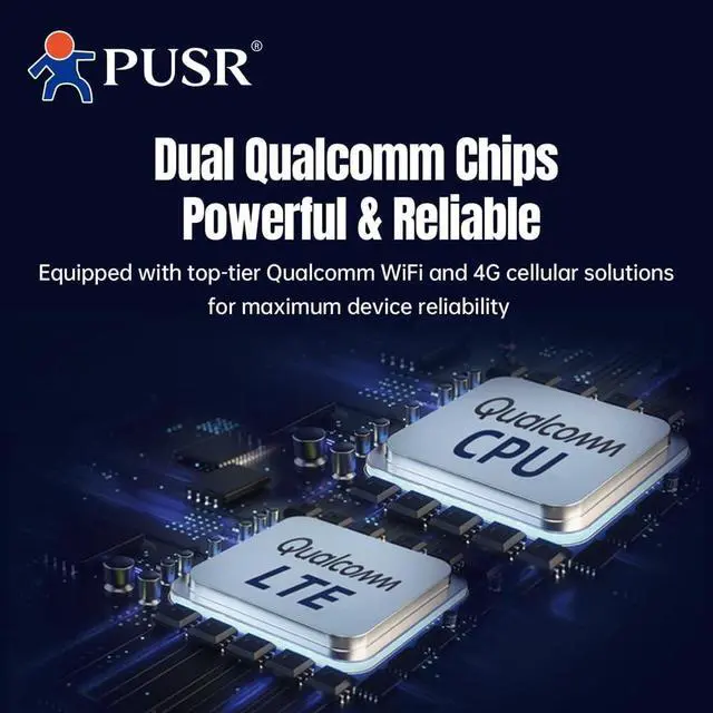 Alt view image 3 of 6 - Dual Qualcomm Industrial Cellular Router 5*Ethernet+RS232+RS485 4G LTE Router Sim Card Modem WiFi Router USR-G806p
