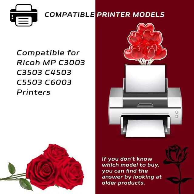 Alt view image 2 of 7 - Compatible for Ricoh MPC3003 Developer Unit Work for Ricoh MP C3003 C3503 C4503 C5503 C6003 Printers, with Chip, High Yield 170000 Pages, Clear Printing (Yellow)