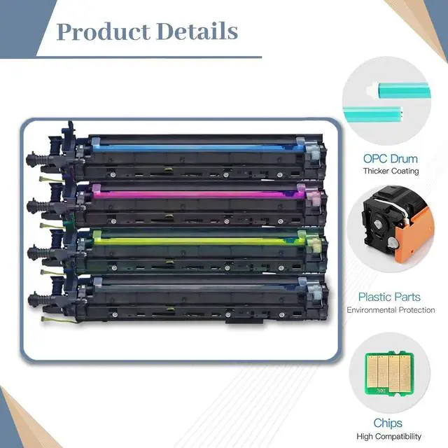 Alt view image 4 of 7 - Compatible for Konica Minolta DV315 DV-315 Developer Unit Replacement Use for Bizhub C250i C300i C360i Printer High-Yield 300,000 Pages (1-Pack Yellow)