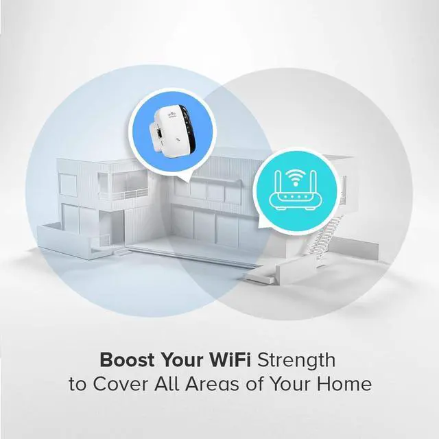 Alt view image 4 of 7 - Super Boost WiFi Booster Boost WiFi Signal, Range Extender, Repeater