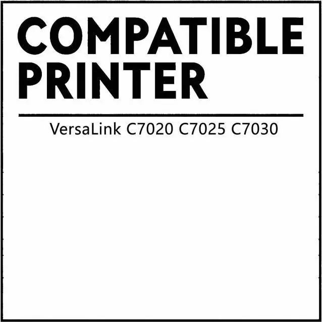 Alt view image 2 of 7 - C7020 Developer Unit Compatible for Xerox VersaLink C7020 C7025 C7030 Printers 1Pack
