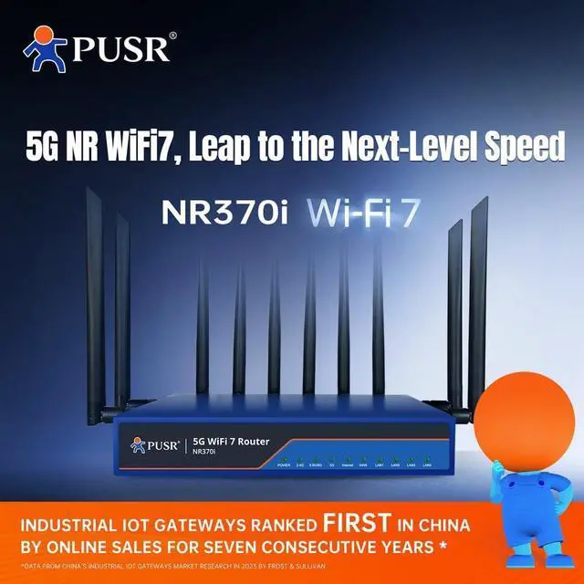 Alt view image 2 of 6 - BE6500 Dual-Band Gigabit 5G NR WiFi7 Router Fixed Wireless Access FWA Qualcomm X62 4 PoE 2.5G LAN Ports NR370i