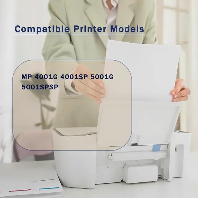 Alt view image 2 of 7 - MP 4002 Developer Unit Compatible for Gestetner MP 4001G 4001SP 5001G 5001SPSP Printers, Print Up to 250000 Pages, Bright Colors (1 Pack Black)