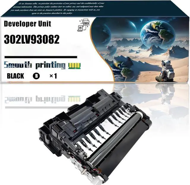 Main image of Replacement Parts Developer Unit 302LV93082 Compatible with Kyocera ECOSYS P3045dn P3050dn P3055dn P3060dn Printers, Contains Chip and Clear Printing (1 Pack Black)