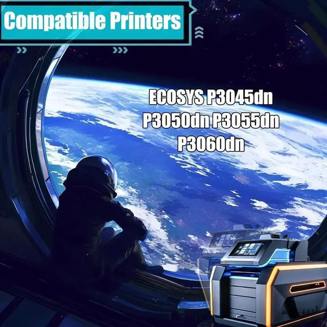 Alt view image 2 of 7 - Replacement Parts Developer Unit 302LV93082 Compatible with Kyocera ECOSYS P3045dn P3050dn P3055dn P3060dn Printers, Contains Chip and Clear Printing (1 Pack Black)