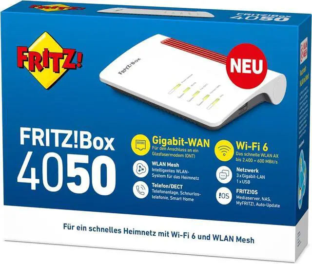 Alt view image 4 of 5 - FRITZ Box 4050