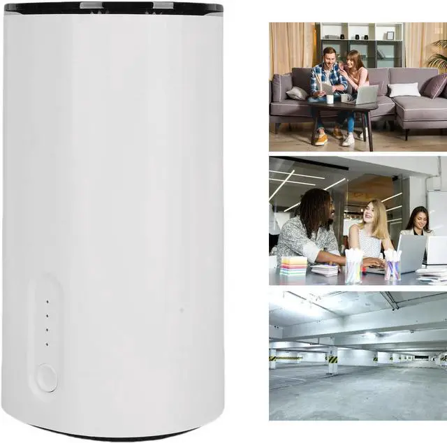 Alt view image 5 of 7 - 5G CPE Router, 2.4G 5G Dual Band Cordless 5G Router with 2 SIM Card Slots, Support 50 Users, Portable 5G NR NSA SA Cordless Internet Router for Home Office (US Plug)