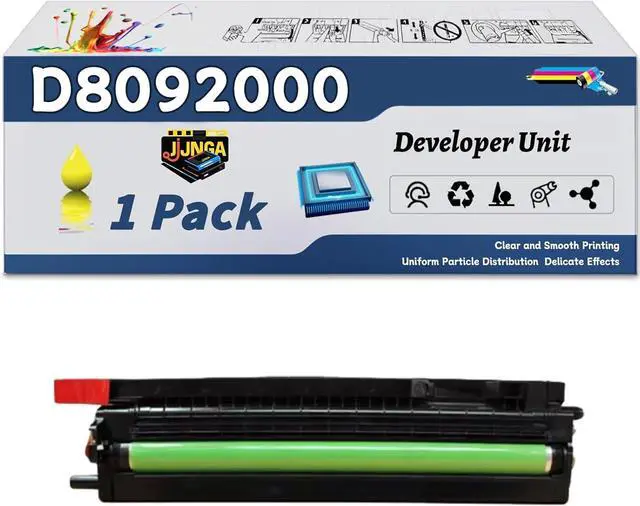 Main image of D8092000 Developer Unit is Compatible for Ricoh Aficio MP C2030 C2050 C2530 C2550 Printers, with a Capacity of 70000 Pages and a Very Good Printing Experience (1 Pack Yellow)