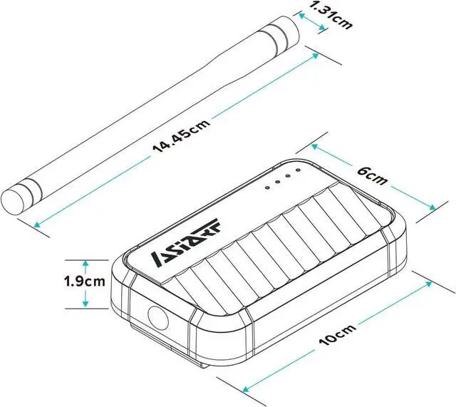 Alt view image 6 of 7 - Wi-Fi HaLow MESH Portable Gateway Dual-Band ARFHL-UM-MS01 by AsiaRF
