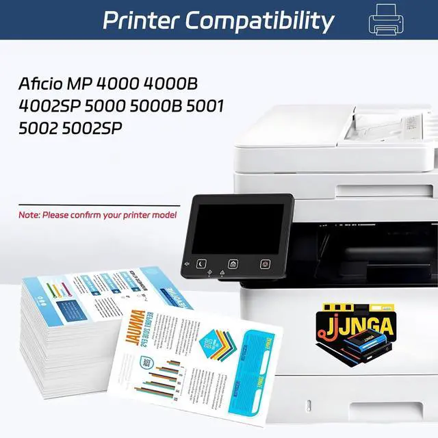 Alt view image 2 of 7 - MP 4002 Developer Unit is Compatible for Ricoh Aficio MP 4000 4000B 4002SP 5000 5000B 5001 5002 5002SP Printers, with a Capacity of 250000 Pages and a Very Good Printing Experience (1 Pack Black)