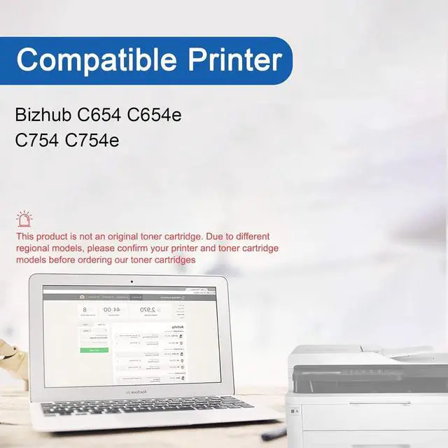 Alt view image 2 of 7 - DV711 Developer Unit Compatible for Konica Minolta DV711 A2X203D Developer Unit Work for Konica Minolta Bizhub C654 C654e C754 C754e Printer