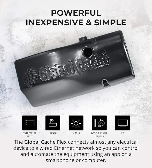 Alt view image 2 of 7 - Global Cache Flex-IP-P iTach Flex Smart End-Point, Ethernet (with PoE)