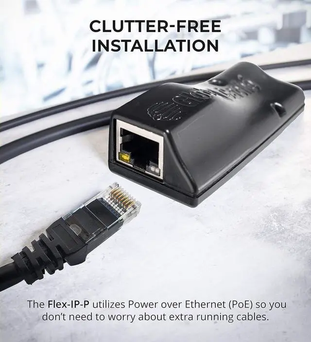 Alt view image 3 of 7 - Global Cache Flex-IP-P iTach Flex Smart End-Point, Ethernet (with PoE)