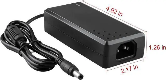 Alt view image 4 of 5 - 54V AC/DC Adapter Compatible with Aruba RAP-155P APINR15P RAP-155P-US RAP-155P-JP RAP-155P-IL Networks Wireless AP Remote Access Point Power Supply Cord Cable Charger PSU