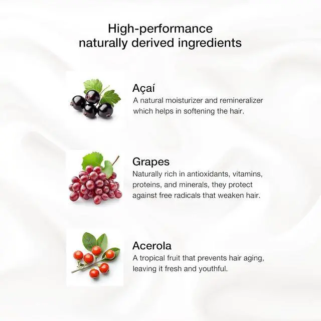 Alt view image 4 of 7 - GK HAIR Global Keratin The Best ACAI (33.8 Fl Oz/1000ml) Smoothing Keratin Hair Treatment - Professional Brazilian Complex Blowout Straightening For Silky Smooth & Frizz Free Hair