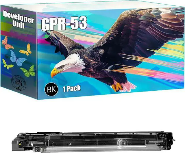 Main image of GPR-53 Developer Unit Compatible for Canon imageRUNNER Advance C3530i C3530i II C3530i III DX C3725i Printers, High Yield 240000 Pages, Bright Colors Clear Printing (1 Pack Black)