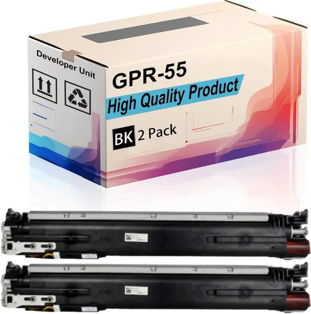 Main image of GPR-55 Developer Unit Compatible for Canon C5535 C5535i C5540 C5540i C5550 C5550i C5560 C5560i Printers, High Yield 300000 Pages, Print More Pages (2 Pack Black)
