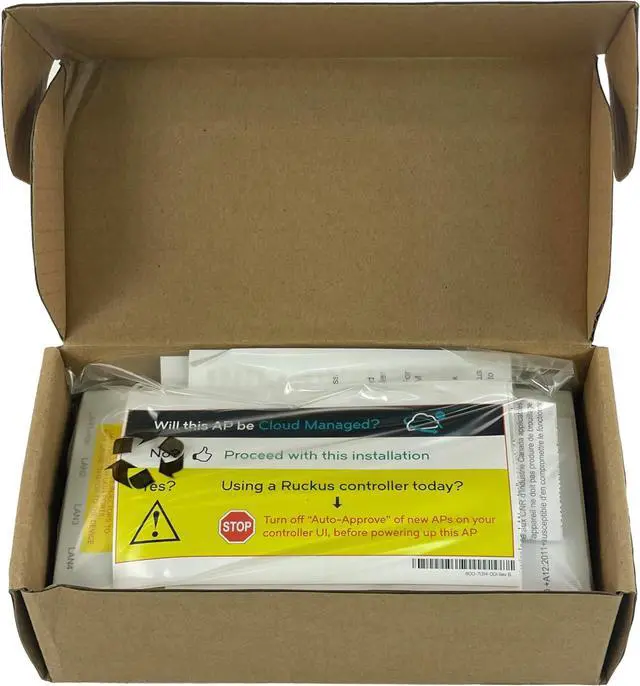 Alt view image 2 of 3 - Ruckus Zoneflex H500 Wi-Fi Access Point & Switch (901-H500-US00)