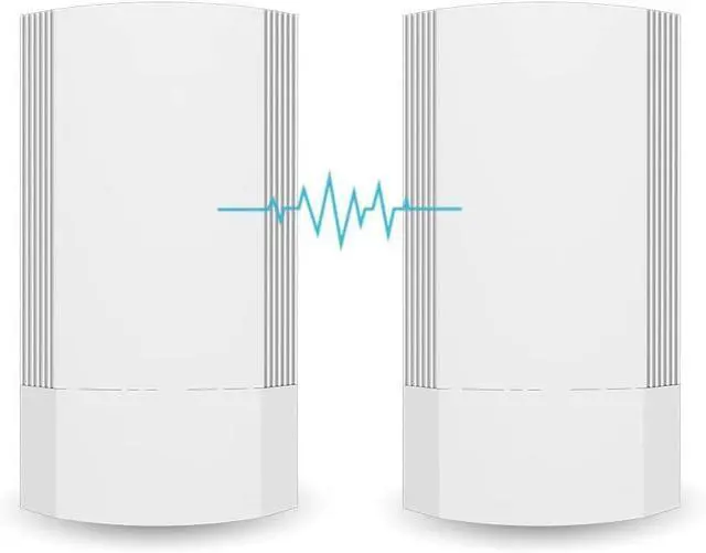 Main image of Wireless Bridge kit 2-Pack, 2KM, 5.8GHz 900Mbps, Outdoor CPE PTP PTMP, IP65 Water-Proof, one-Key Pair, Auver Technology