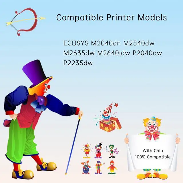 Alt view image 2 of 6 - 302RV93030 Developer Unit Compatible with Kyocera ECOSYS M2040dn M2540dw M2635dw M2640idw P2040dw P2235dw Printers, Enhanced Durability, Ideal for High-Volume Printing (1 Pack Black)