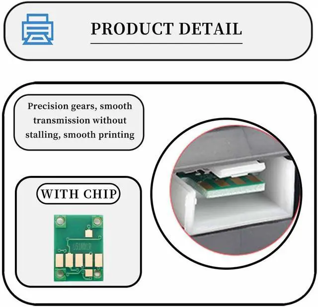 Alt view image 4 of 7 - PLC-C310 006R04356 006R04357 006R04358 006R04359 Developer Unit Compatible for Xerox C310 C310DNI C310DNIM C315 Printers 1pack