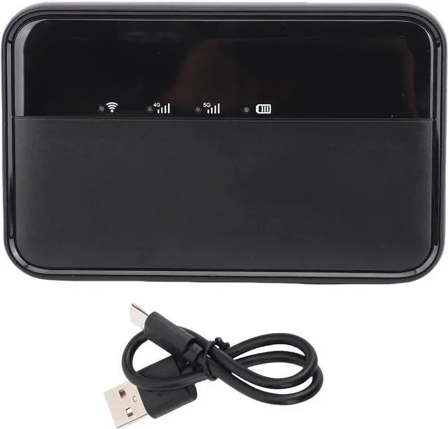 Alt view image 7 of 7 - 5G Mobile WiFi Hotspot with 900Mbps Speed, 10000mAh Battery, 16 Device Connectivity, for Travel, Business, Dorm Entertainment