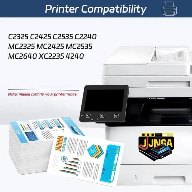 Alt view image 2 of 7 - 78C0D10 Developer Unit is Compatible for Lexmark C2325 C2425 C2535 C2240 MC2325 MC2425 MC2535 MC2640 XC2235 Printers (4-Pack BK/C/M/Y)