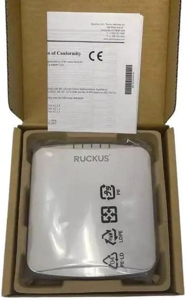 Alt view image 2 of 2 - 901-R350-WW02 Ruckus R350 802.11ax, Wi-Fi 6 Access Point (New Sealed)