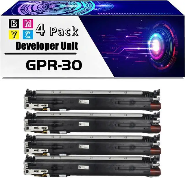 Main image of GPR-30 Developer Unit is Compatible for Canon imageRUNNER Advance C5030 C5035 C5045 C5051 C5235 C5240 C5250 Printers (4-Pack BK/C/M/Y)